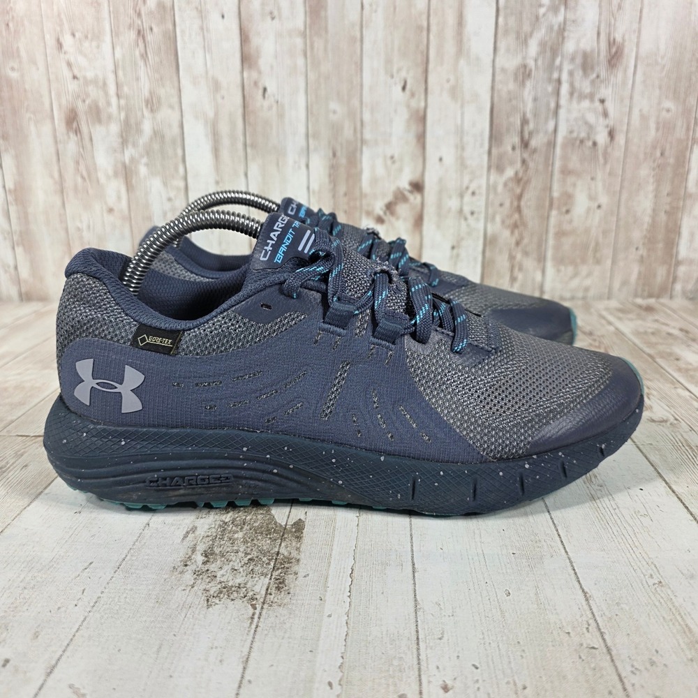 Under Armour Charged Bandit Trail GTX Gore-Tex Navy Blue Running Shoes Womens 10